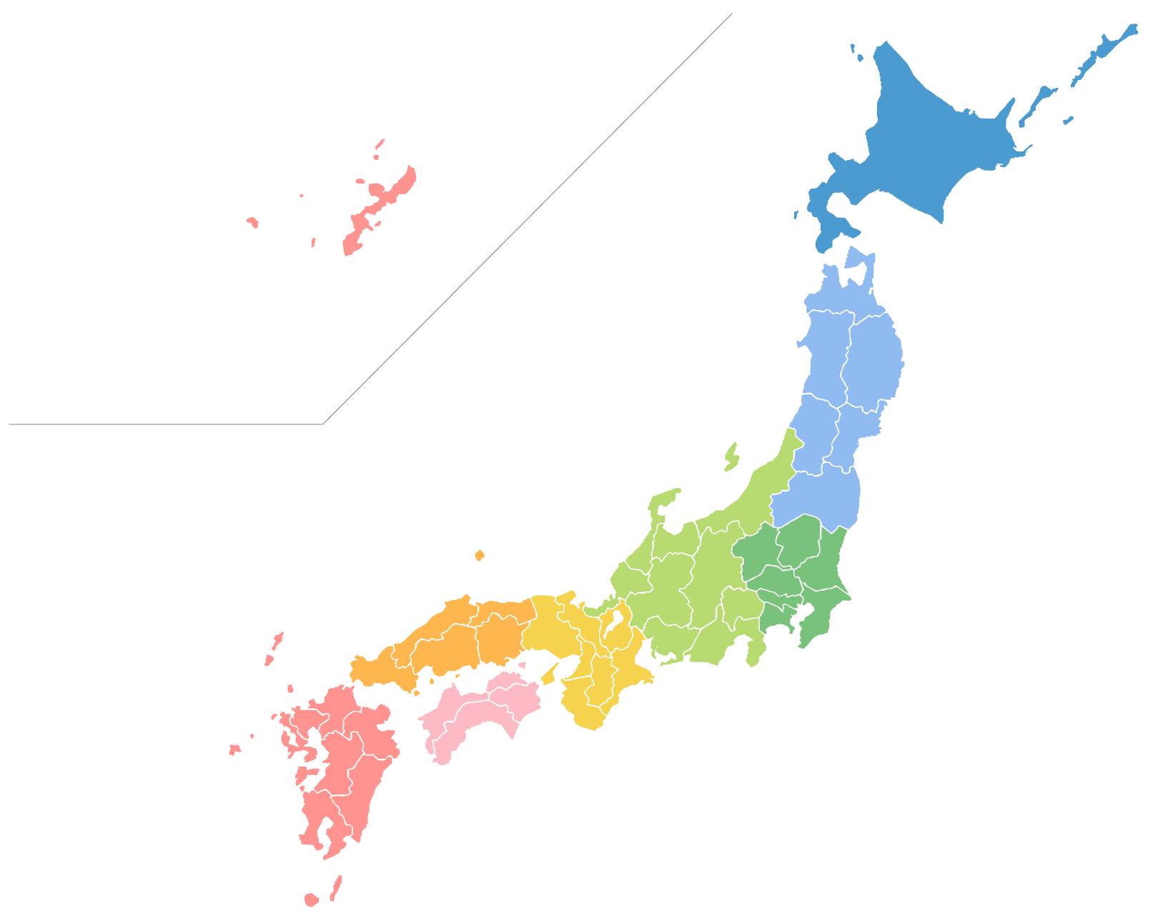 日本地図
